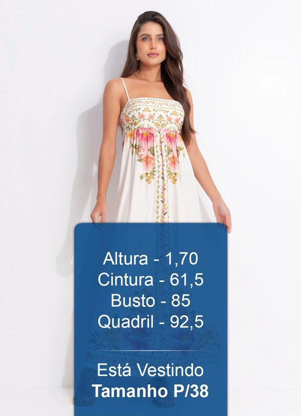 Farm - Vestido Longo Carolina Bege 3