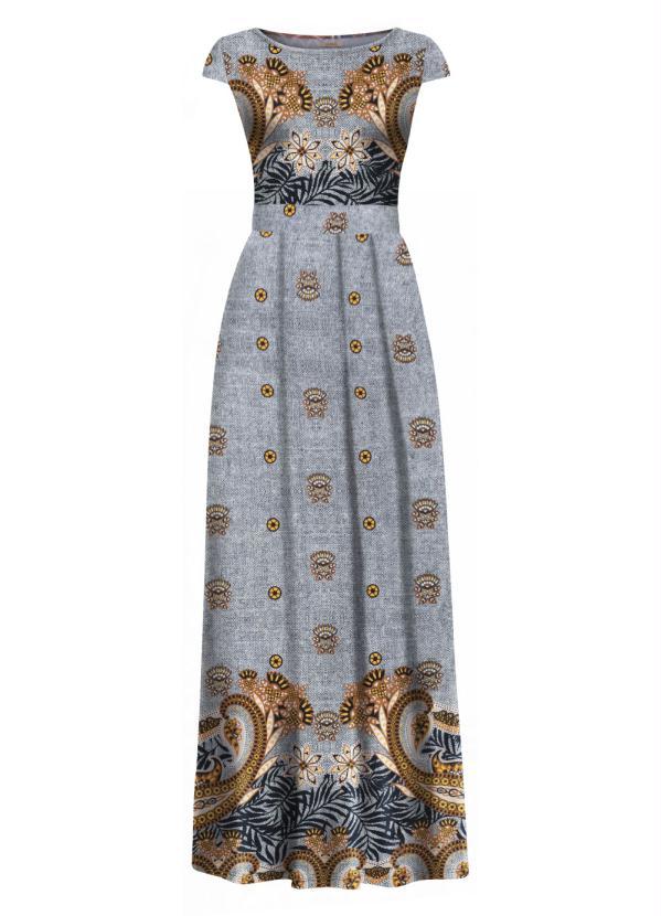 Quintess - Vestido Longo Cashmere Bege com Manguinhas 3