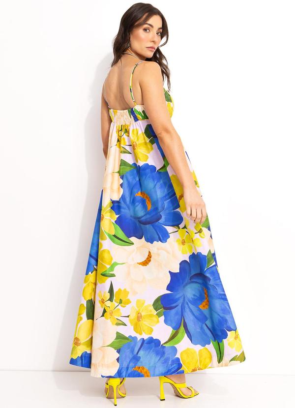 Vestido Longo Chita Bella Rosa Farm