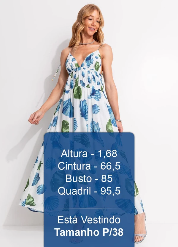 Farm - Vestido Longo Concha Litoral Off White 6