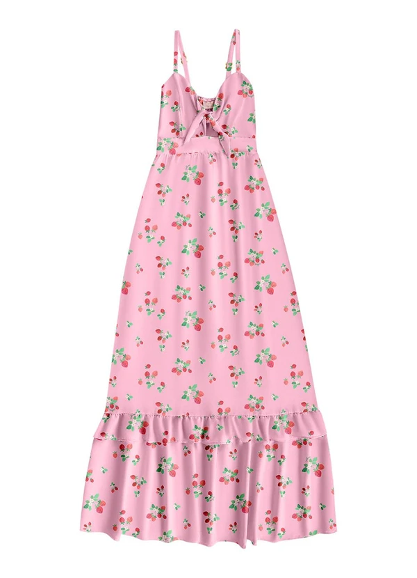 Angel - Vestido Longo Crepe Estampado  4