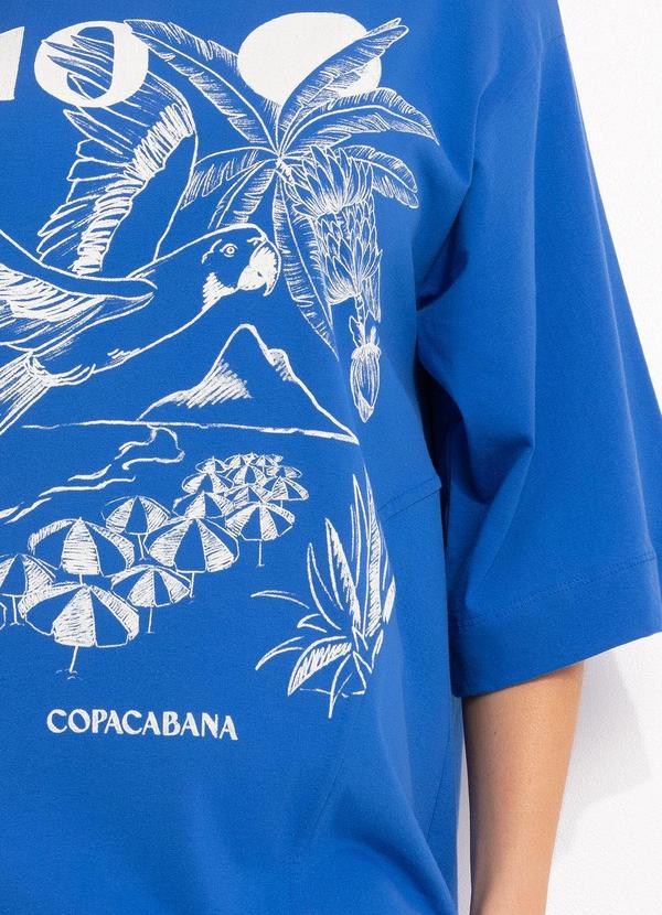 Farm - Vestido Longo Cropped Azul 14