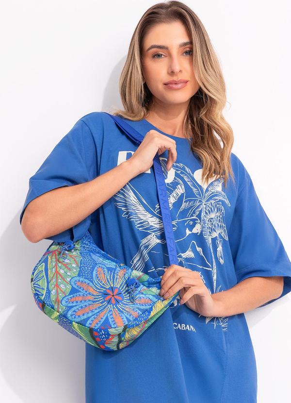 Farm - Vestido Longo Cropped Azul 4