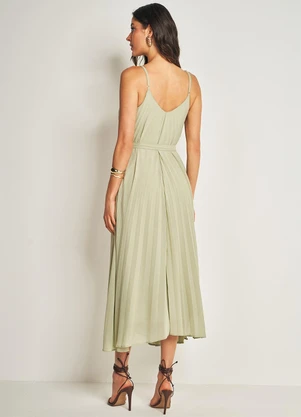 Doce Trama - Vestido Longo de Alça Verde - DOCE TRAMA