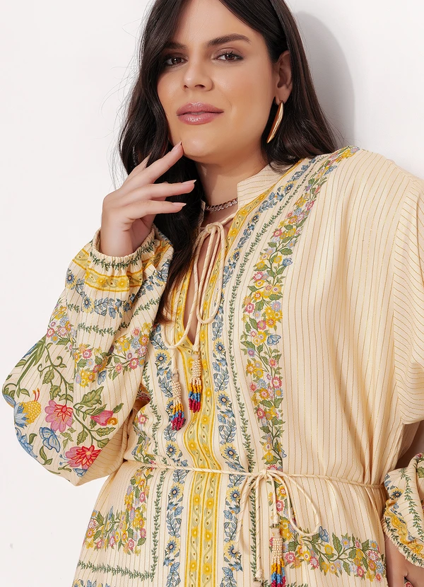 Farm - Vestido Longo Elisa Amarelo 12