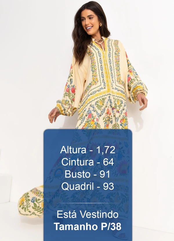 Farm - Vestido Longo Elisa Amarelo 7