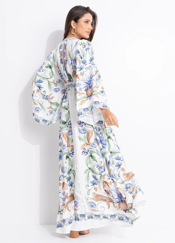 Farm - Vestido Longo Elsa Off White 2