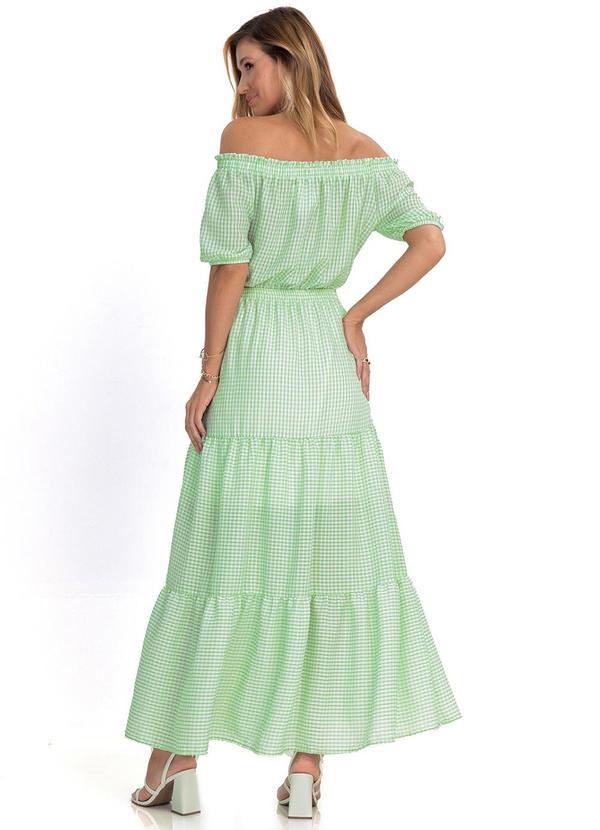 Endless - Vestido Longo em Air Flow Verde 2