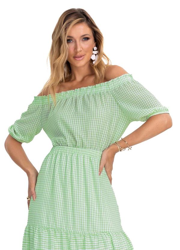 Endless - Vestido Longo em Air Flow Verde 3