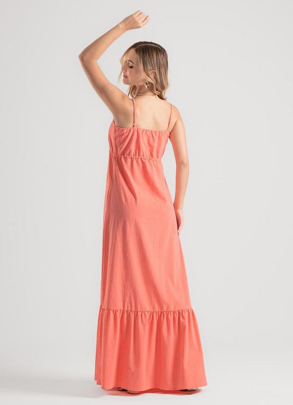 Cativa - Vestido Longo em Cotton Rosa 2