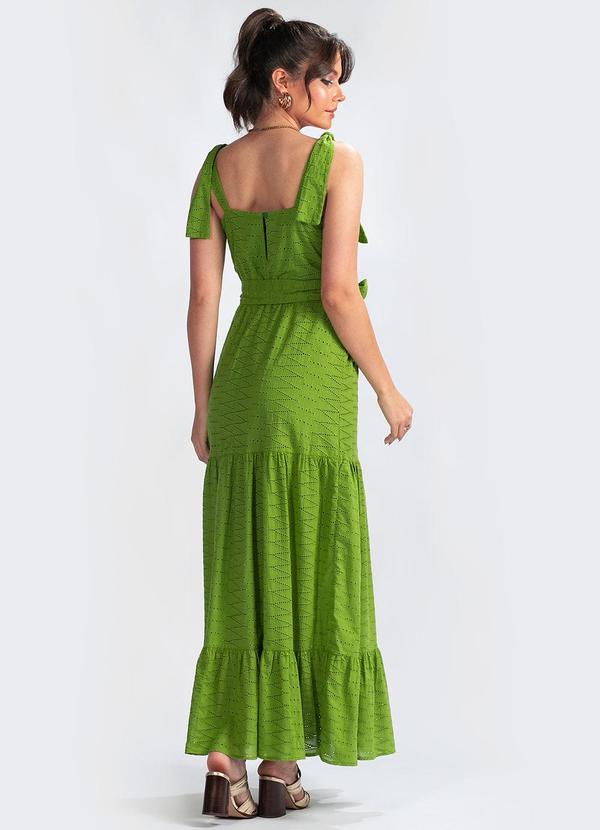Maria Filó - Vestido Longo em Laise Verde 2