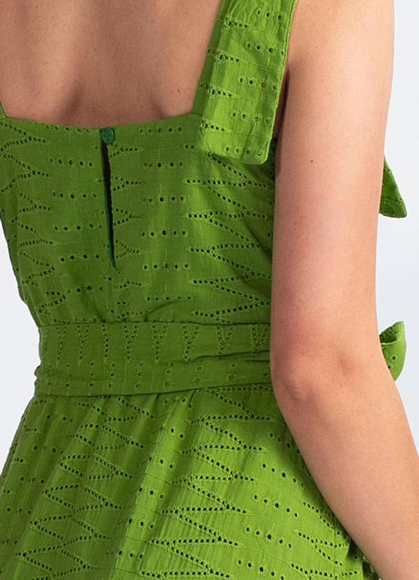 Maria Filó - Vestido Longo em Laise Verde 4