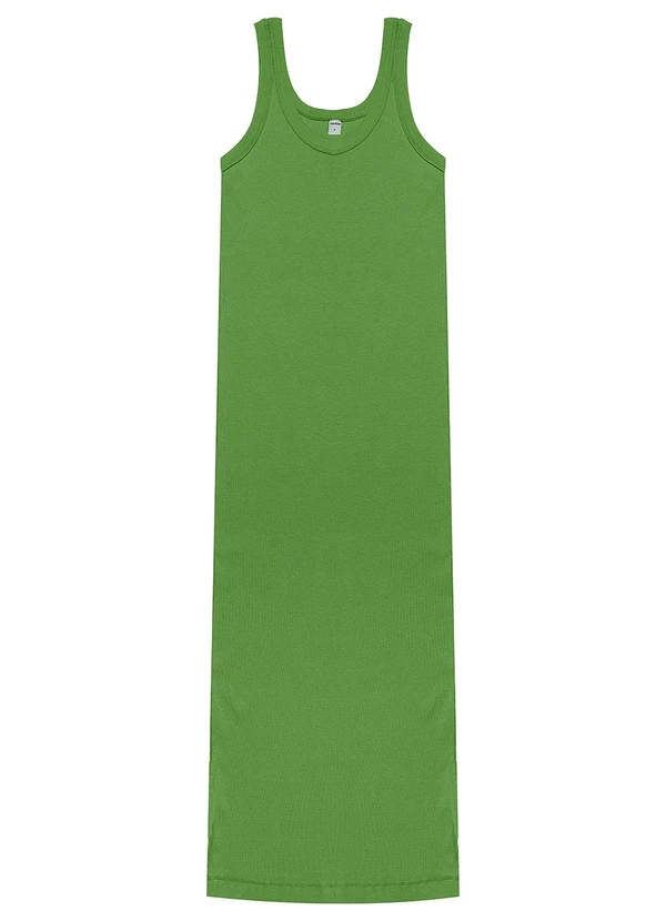 Rovitex - Vestido Longo em Ribana Verde 2