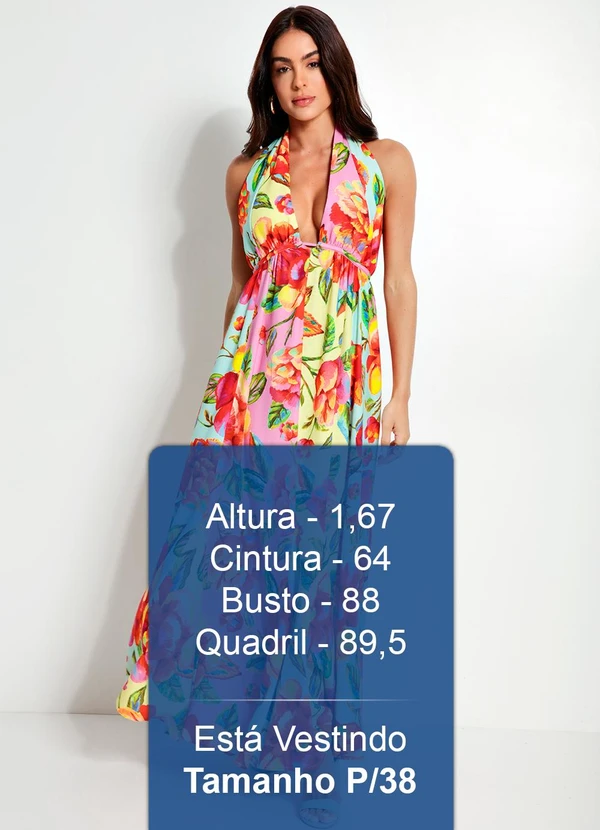 Farm - Vestido Longo em Viscolinho Amarelo 5