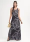 Habana - Vestido Longo em Viscose  Preto - variação: Preto