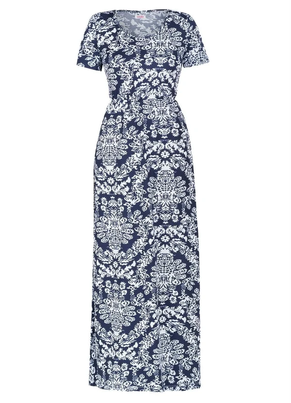 Rosalie - Vestido Longo Estampa Arabesco 5