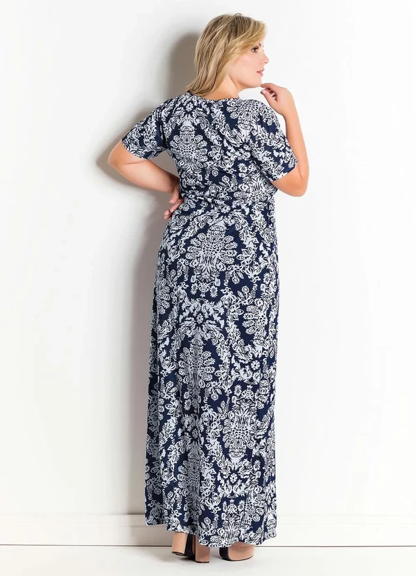 Rosalie - Vestido Longo Estampa Arabesco 7