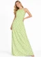 Infinita Cor - Vestido Longo Estampado sem Manga Azul - variação: Verde