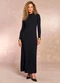 Doce Trama - Vestido Longo Ethnic Blur em Ribana Preto - variação: Preto