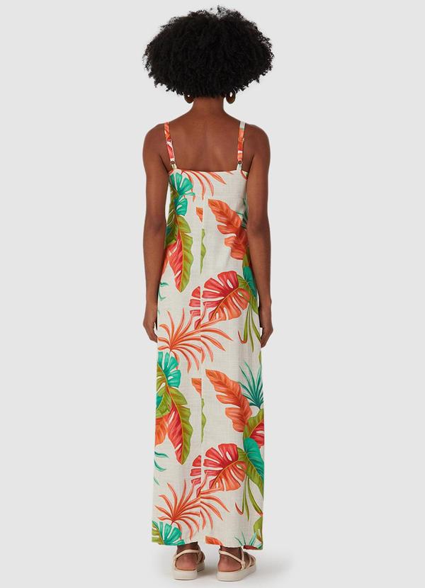 Malwee - Vestido Longo Feminino Bege 2