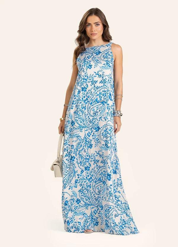 Endless - Vestido Longo Feminino Bege