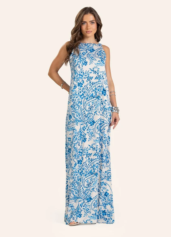 Endless - Vestido Longo Feminino Bege 3