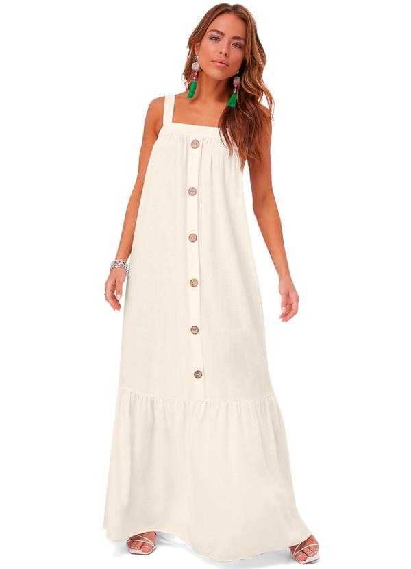 Endless - Vestido Longo Feminino Branco