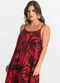 Select - Vestido Longo Feminino Estampado Vermelho - variação: Vermelho