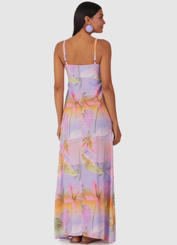 Malwee - Vestido Longo Feminino Lilás 2