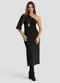 Dianna - Vestido Longo Feminino Molicotton Viscose Preto - variação: Preto