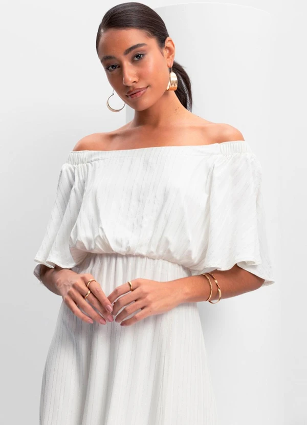 Essendi - Vestido Longo Feminino Natural 3