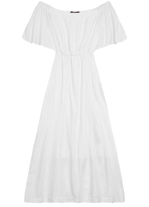 Essendi - Vestido Longo Feminino Natural 5