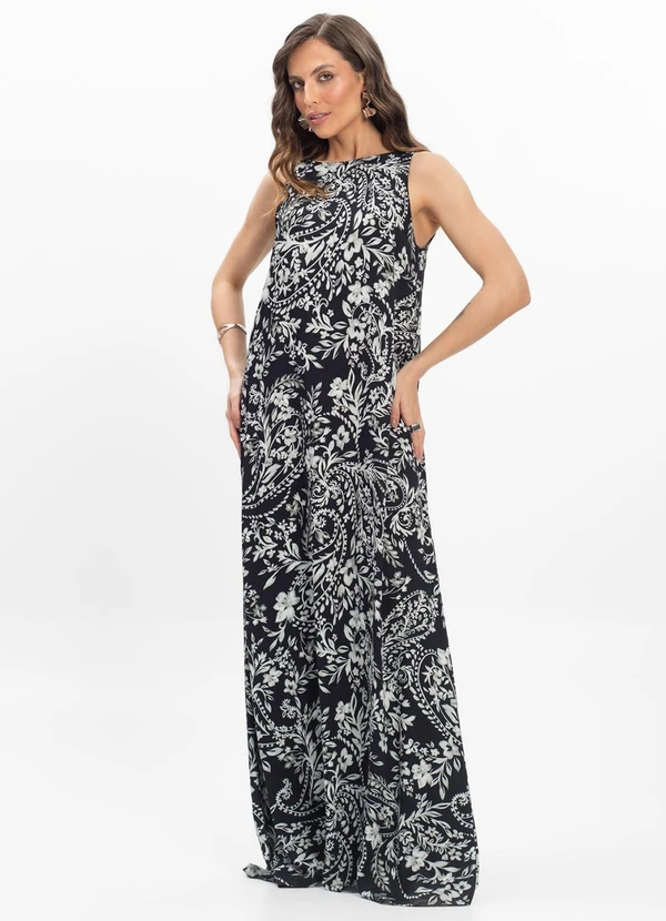 Endless - Vestido Longo Feminino Preto 3