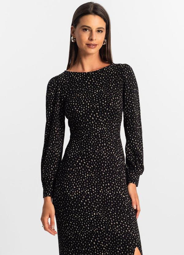 Rovitex - Vestido Longo Feminino Preto 4