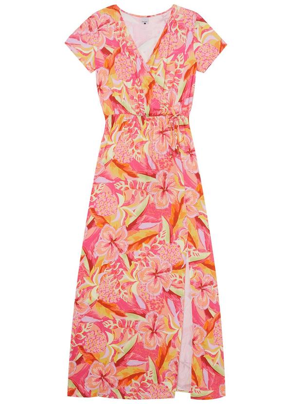 Malwee - Vestido Longo Feminino Vermelho