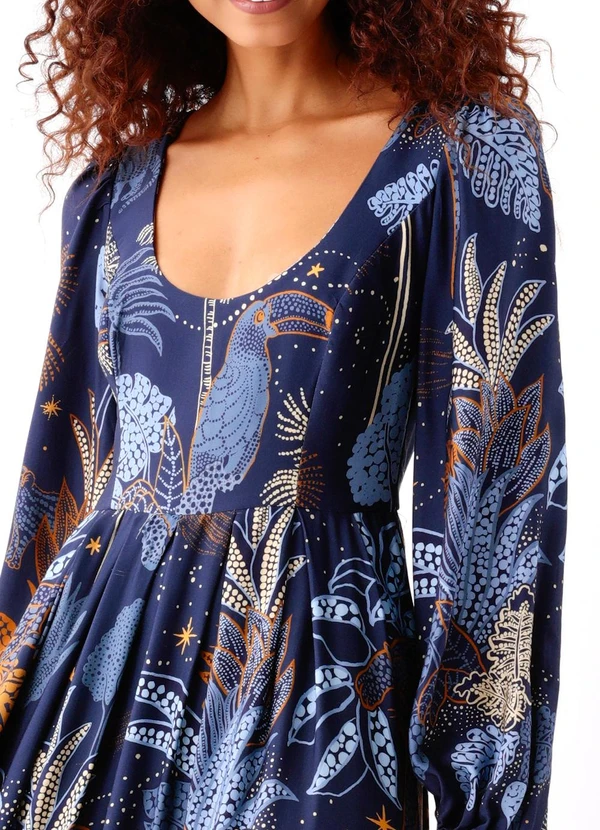 Farm - Vestido Longo Floresta Estelar 2