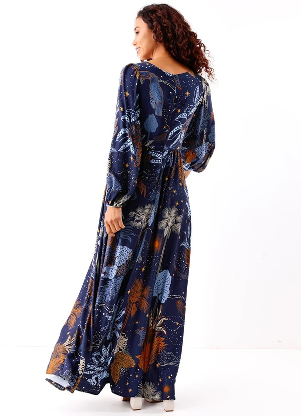 Farm - Vestido Longo Floresta Estelar 3