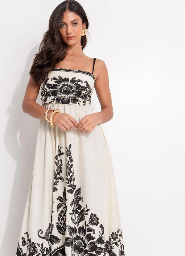 Farm - Vestido Longo Guanacaste Bege 4