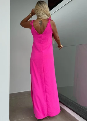 Outlet - Vestido Longo Ibiza Pink - OUTLET