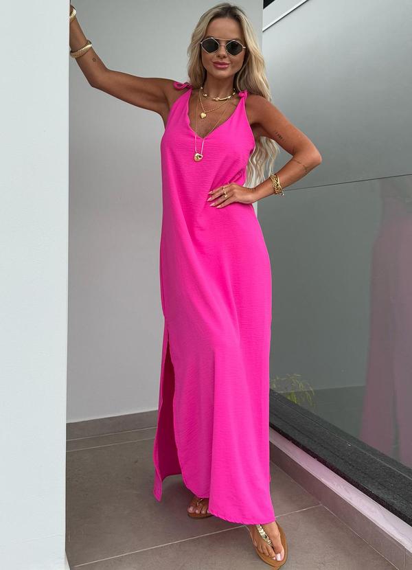 Amo Brand - Vestido Longo Ibiza Pink
