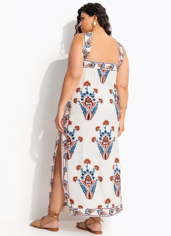 Farm - Vestido Longo Indra Bege 8