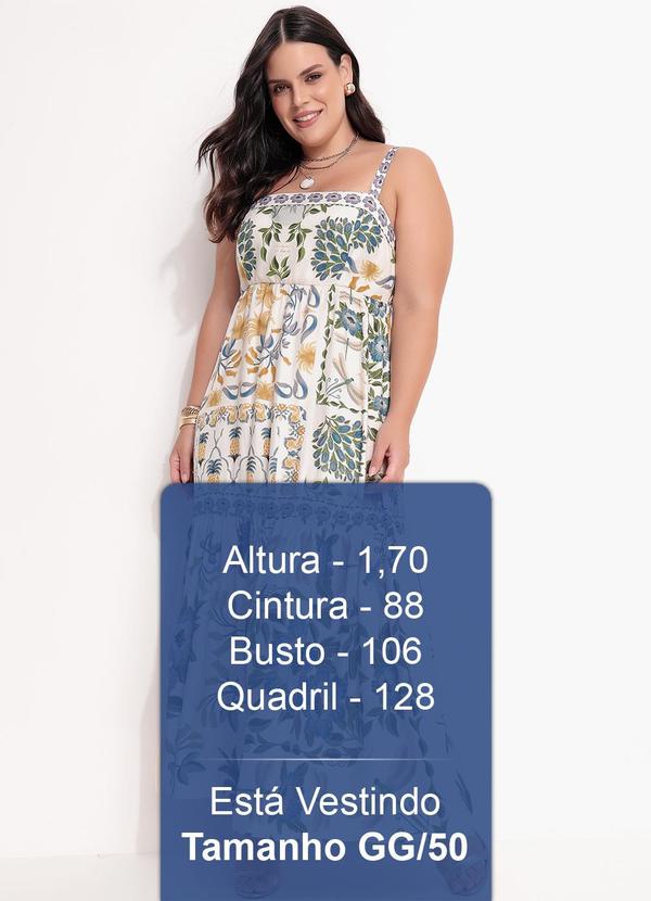 Farm - Vestido Longo Jardim Encantado Off White 10