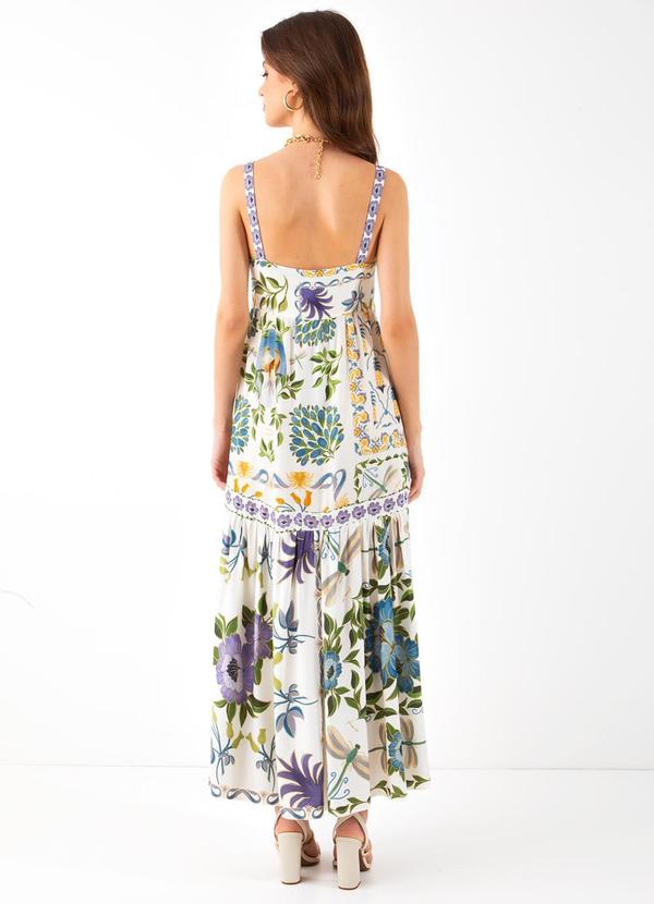 Farm - Vestido Longo Jardim Encantado Off White 2