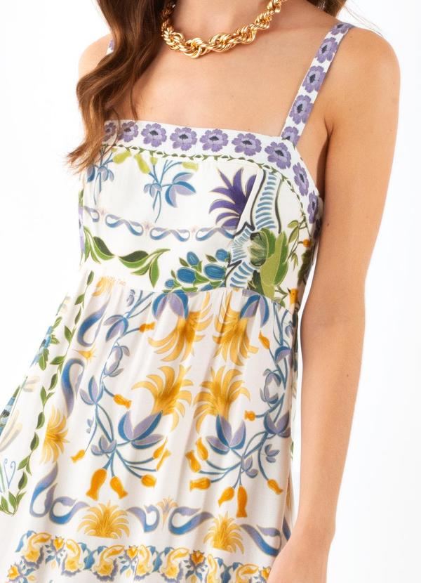 Farm - Vestido Longo Jardim Encantado Off White 3