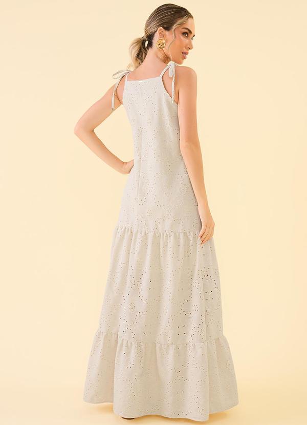 Angel - Vestido Longo Laise Bege 2