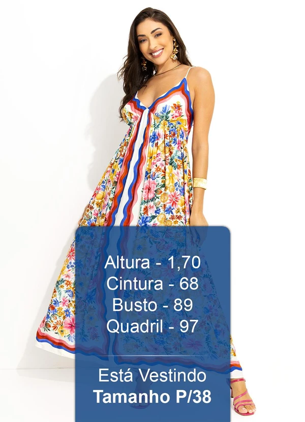 Farm - Vestido Longo Lenço Floraline Off White 5