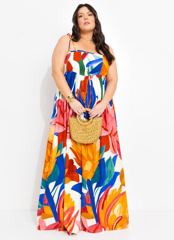 Farm - Vestido Longo Luiza Off White 15