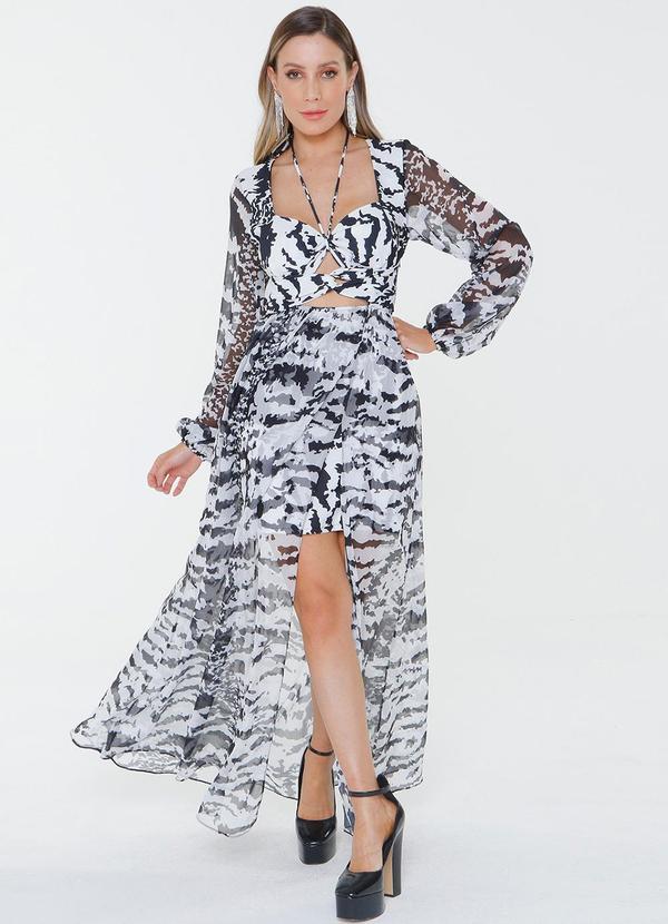 Gatabakana - Vestido Longo Lux Preto