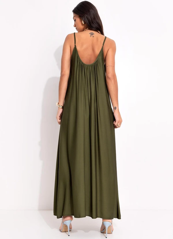 Farm - Vestido Longo Maxi Estrelicia Verde 2