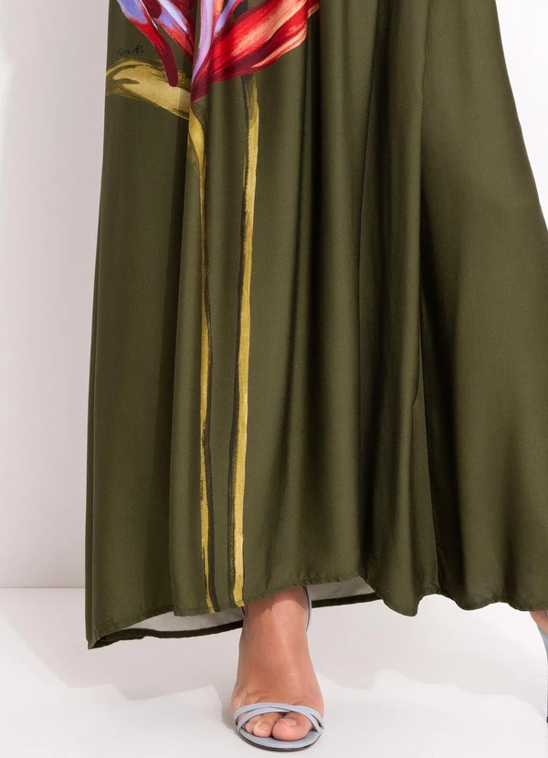 Farm - Vestido Longo Maxi Estrelicia Verde 6